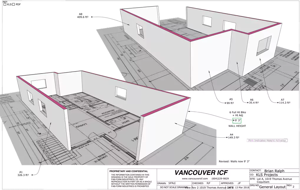Isometric view of KLS project