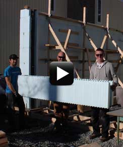 Nudura insulated concrete form in White Rock